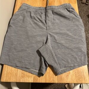 lululemon athletica Men's Heathered Gray Athletic Shorts